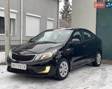 Черный Киа Рио, объемом двигателя 1.4 л и пробегом 124 тыс. км за 9350 $, фото 6 на Automoto.ua