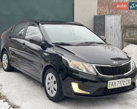 Черный Киа Рио, объемом двигателя 1.4 л и пробегом 124 тыс. км за 9350 $, фото 3 на Automoto.ua