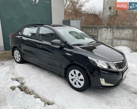 Черный Киа Рио, объемом двигателя 1.4 л и пробегом 124 тыс. км за 9350 $, фото 35 на Automoto.ua