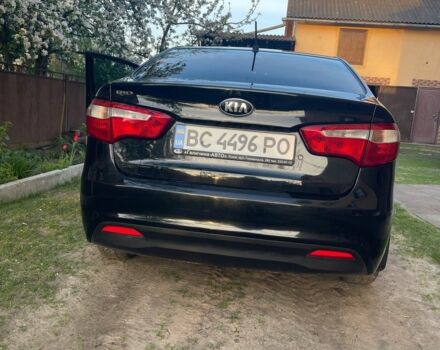 Черный Киа Рио, объемом двигателя 1.4 л и пробегом 160 тыс. км за 7600 $, фото 1 на Automoto.ua