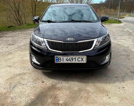 Черный Киа Рио, объемом двигателя 1.6 л и пробегом 154 тыс. км за 8000 $, фото 2 на Automoto.ua