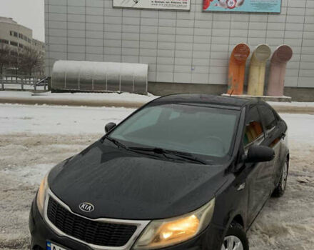 Черный Киа Рио, объемом двигателя 1.6 л и пробегом 270 тыс. км за 5850 $, фото 2 на Automoto.ua