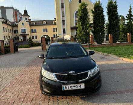 Черный Киа Рио, объемом двигателя 1.4 л и пробегом 183 тыс. км за 7000 $, фото 1 на Automoto.ua