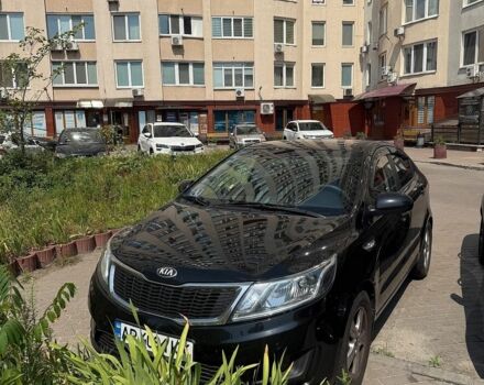 Черный Киа Рио, объемом двигателя 1.4 л и пробегом 115 тыс. км за 8400 $, фото 1 на Automoto.ua