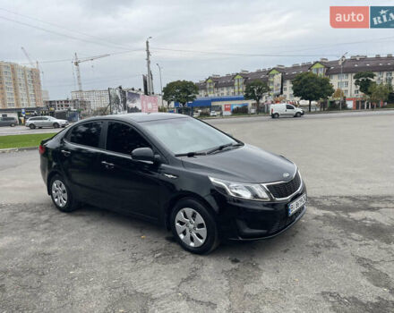 Черный Киа Рио, объемом двигателя 1.4 л и пробегом 136 тыс. км за 7700 $, фото 1 на Automoto.ua