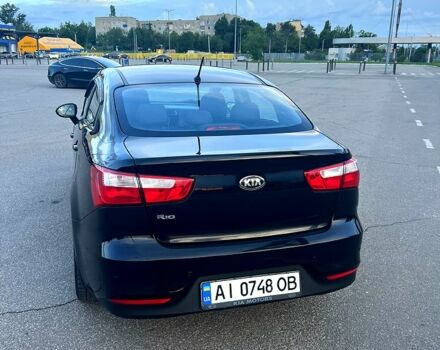 Черный Киа Рио, объемом двигателя 1.4 л и пробегом 240 тыс. км за 5900 $, фото 4 на Automoto.ua