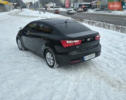Черный Киа Рио, объемом двигателя 1.4 л и пробегом 66 тыс. км за 11950 $, фото 1 на Automoto.ua