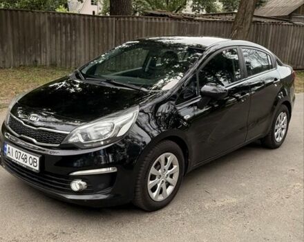 Черный Киа Рио, объемом двигателя 1.4 л и пробегом 180 тыс. км за 6900 $, фото 4 на Automoto.ua
