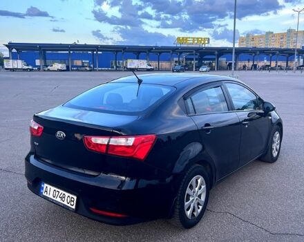 Черный Киа Рио, объемом двигателя 1.4 л и пробегом 240 тыс. км за 5900 $, фото 5 на Automoto.ua