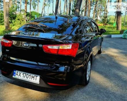 Черный Киа Рио, объемом двигателя 1.25 л и пробегом 78 тыс. км за 9870 $, фото 5 на Automoto.ua