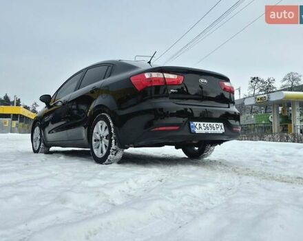 Черный Киа Рио, объемом двигателя 1.4 л и пробегом 66 тыс. км за 11950 $, фото 4 на Automoto.ua