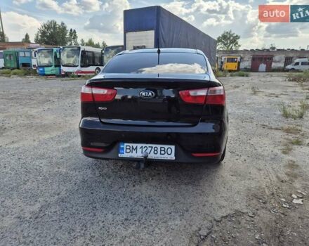 Черный Киа Рио, объемом двигателя 1.4 л и пробегом 115 тыс. км за 9500 $, фото 17 на Automoto.ua
