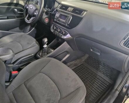 Черный Киа Рио, объемом двигателя 1.4 л и пробегом 96 тыс. км за 9500 $, фото 16 на Automoto.ua