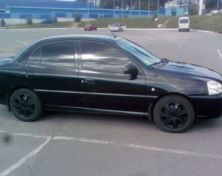 Черный Киа Рио, объемом двигателя 1.4 л и пробегом 214 тыс. км за 4500 $, фото 1 на Automoto.ua