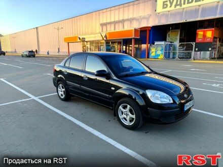 Черный Киа Рио, объемом двигателя 1.4 л и пробегом 187 тыс. км за 4200 $, фото 1 на Automoto.ua