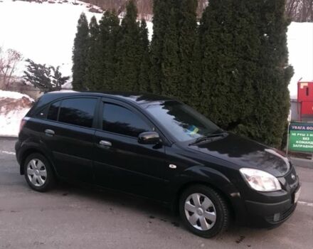 Черный Киа Рио, объемом двигателя 1.4 л и пробегом 162 тыс. км за 4700 $, фото 1 на Automoto.ua