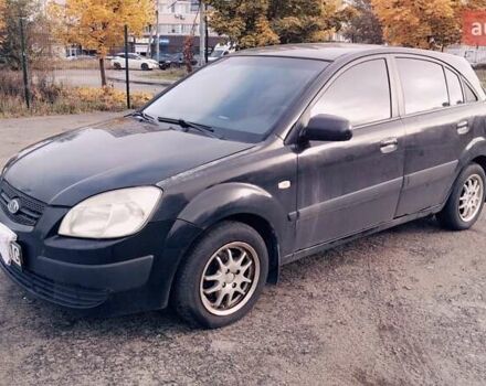 Черный Киа Рио, объемом двигателя 1.4 л и пробегом 132 тыс. км за 4000 $, фото 1 на Automoto.ua