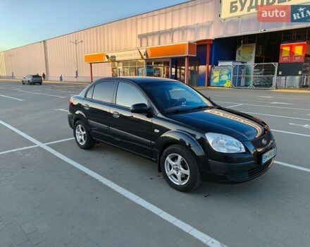 Черный Киа Рио, объемом двигателя 1.4 л и пробегом 187 тыс. км за 4200 $, фото 1 на Automoto.ua