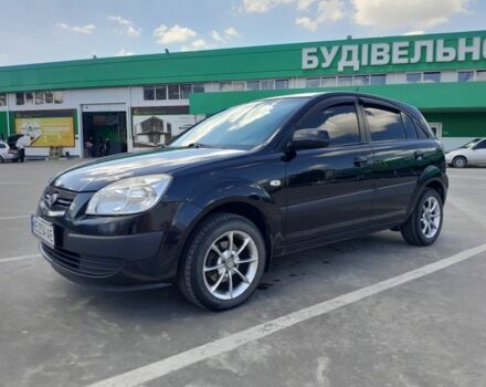 Черный Киа Рио, объемом двигателя 1.4 л и пробегом 185 тыс. км за 4300 $, фото 1 на Automoto.ua