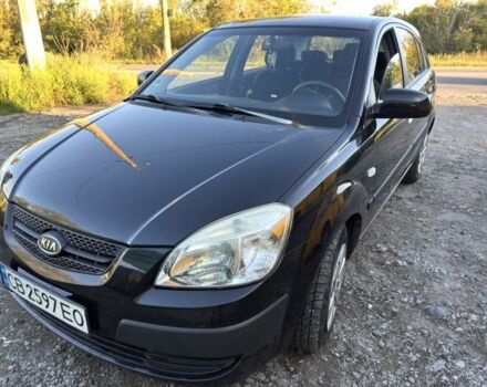 Черный Киа Рио, объемом двигателя 1.4 л и пробегом 174 тыс. км за 5503 $, фото 1 на Automoto.ua