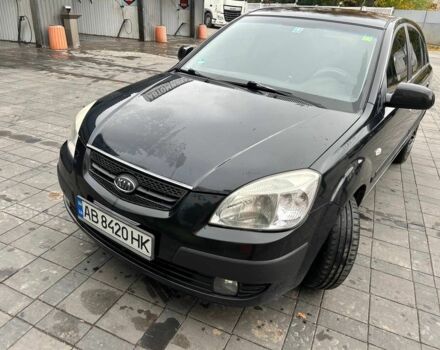 Черный Киа Рио, объемом двигателя 1.4 л и пробегом 207 тыс. км за 3952 $, фото 1 на Automoto.ua