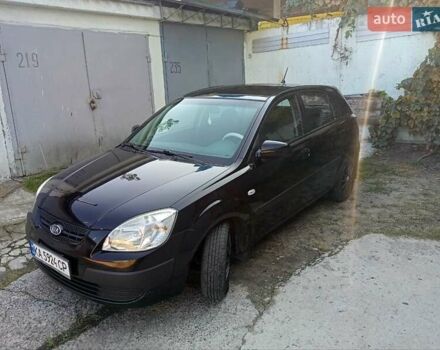 Черный Киа Рио, объемом двигателя 1.4 л и пробегом 235 тыс. км за 4900 $, фото 1 на Automoto.ua