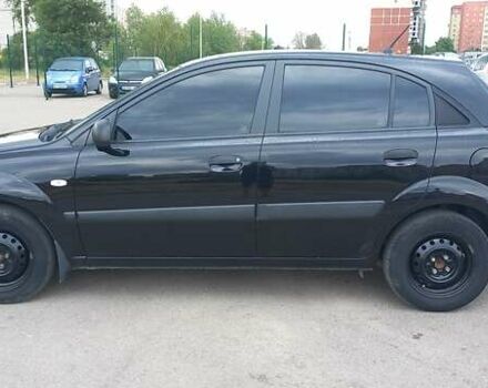 Черный Киа Рио, объемом двигателя 1.4 л и пробегом 144 тыс. км за 4600 $, фото 1 на Automoto.ua