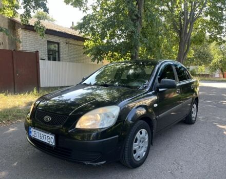 Черный Киа Рио, объемом двигателя 1.4 л и пробегом 235 тыс. км за 3200 $, фото 1 на Automoto.ua