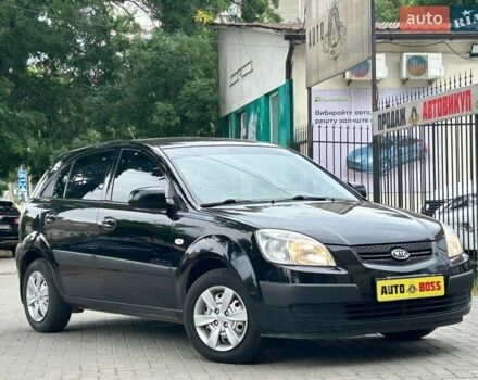 Черный Киа Рио, объемом двигателя 1.4 л и пробегом 260 тыс. км за 4800 $, фото 1 на Automoto.ua