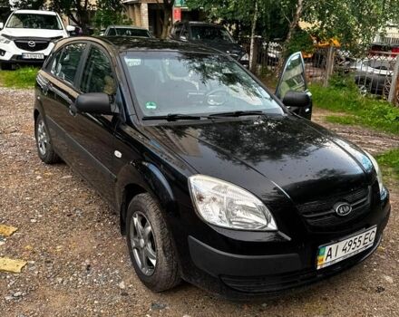 Черный Киа Рио, объемом двигателя 1.4 л и пробегом 270 тыс. км за 5100 $, фото 1 на Automoto.ua