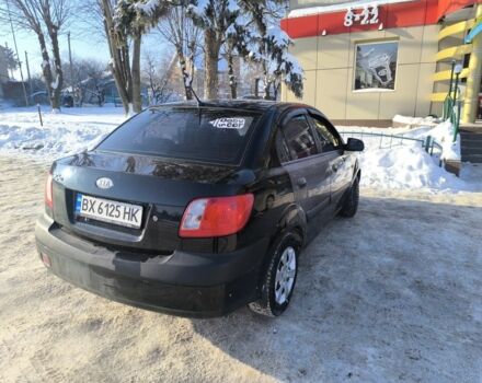 Черный Киа Рио, объемом двигателя 1.4 л и пробегом 230 тыс. км за 3750 $, фото 1 на Automoto.ua