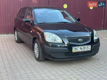 Черный Киа Рио, объемом двигателя 1.4 л и пробегом 102 тыс. км за 4499 $, фото 1 на Automoto.ua