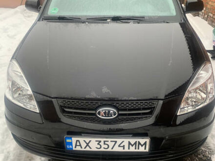 Черный Киа Рио, объемом двигателя 1.4 л и пробегом 86 тыс. км за 5300 $, фото 1 на Automoto.ua