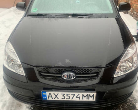 Черный Киа Рио, объемом двигателя 1.4 л и пробегом 86 тыс. км за 5300 $, фото 1 на Automoto.ua
