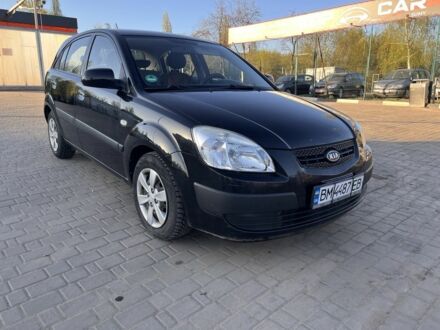 Черный Киа Рио, объемом двигателя 1.4 л и пробегом 203 тыс. км за 4500 $, фото 1 на Automoto.ua