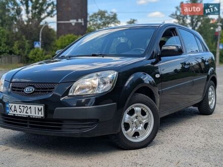 Черный Киа Рио, объемом двигателя 1.4 л и пробегом 230 тыс. км за 4700 $, фото 1 на Automoto.ua