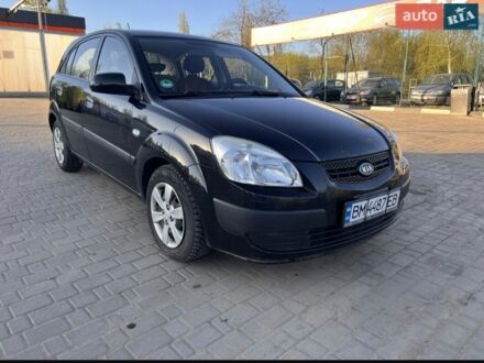 Черный Киа Рио, объемом двигателя 1.4 л и пробегом 205 тыс. км за 4000 $, фото 1 на Automoto.ua