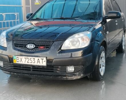 Черный Киа Рио, объемом двигателя 1.4 л и пробегом 349 тыс. км за 2599 $, фото 1 на Automoto.ua