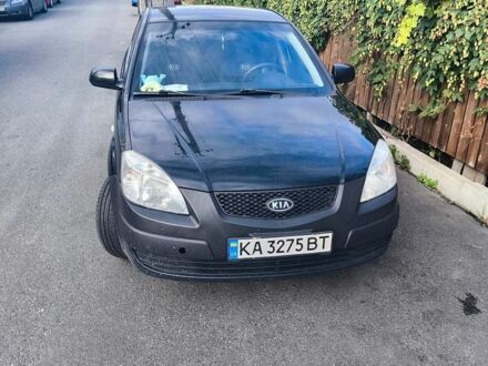 Черный Киа Рио, объемом двигателя 1.4 л и пробегом 191 тыс. км за 4500 $, фото 1 на Automoto.ua