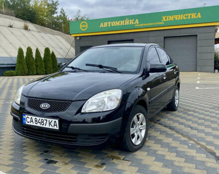 Черный Киа Рио, объемом двигателя 1.4 л и пробегом 152 тыс. км за 4600 $, фото 1 на Automoto.ua