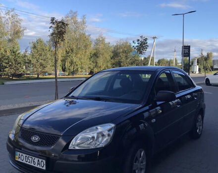 Черный Киа Рио, объемом двигателя 1.4 л и пробегом 291 тыс. км за 5500 $, фото 1 на Automoto.ua