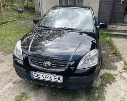 Черный Киа Рио, объемом двигателя 1.4 л и пробегом 260 тыс. км за 3950 $, фото 1 на Automoto.ua