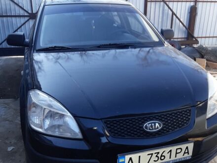 Киа Рио 2009 в Белой Церкве на Automoto.ua Черный Киа Рио, объемом двигателя 1.4 л и пробегом 219 тыс. км за 4000 $, фото 1 на Automoto.ua
