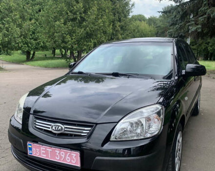 Черный Киа Рио, объемом двигателя 1.6 л и пробегом 228 тыс. км за 7400 $, фото 1 на Automoto.ua