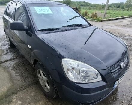 Черный Киа Рио, объемом двигателя 1.4 л и пробегом 253 тыс. км за 3400 $, фото 1 на Automoto.ua