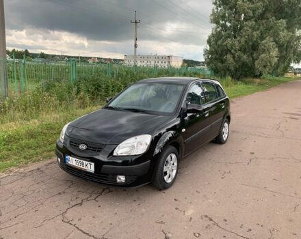 Черный Киа Рио, объемом двигателя 1.4 л и пробегом 98 тыс. км за 6200 $, фото 1 на Automoto.ua