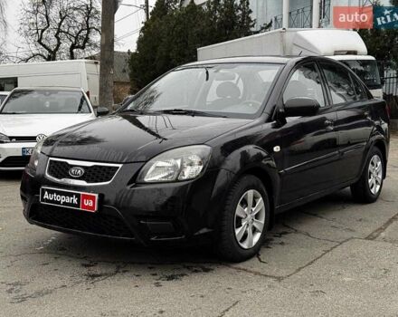 Черный Киа Рио, объемом двигателя 1.4 л и пробегом 151 тыс. км за 6490 $, фото 1 на Automoto.ua