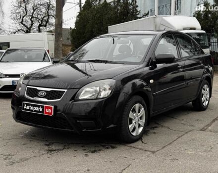 Черный Киа Рио, объемом двигателя 1.4 л и пробегом 151 тыс. км за 6490 $, фото 1 на Automoto.ua
