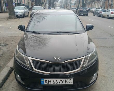 Черный Киа Рио, объемом двигателя 1.3 л и пробегом 120 тыс. км за 6850 $, фото 1 на Automoto.ua