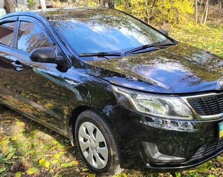 Черный Киа Рио, объемом двигателя 1.4 л и пробегом 120 тыс. км за 7200 $, фото 1 на Automoto.ua